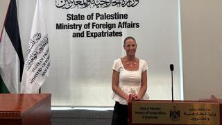 PA press conference in Ramallah sparks debate over statehood, Gaza