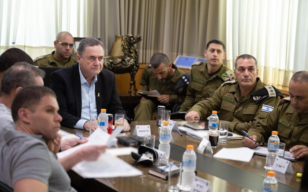 After public spat, Katz and IDF chief meet, vow to ‘act as one fist’ on Gaza City plan