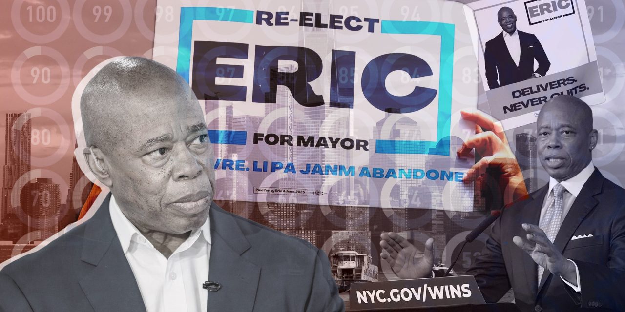 Eric Adams’ effort to run on an ‘EndAntisemitism’ ballot line could itself be ending