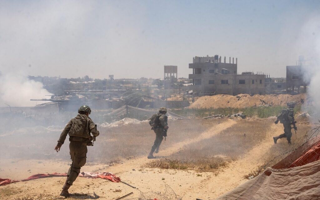 IDF says troops repelled rare large-scale attack in south Gaza; 10 gunmen killed