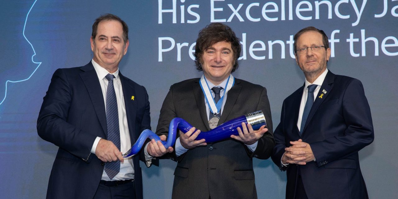 Argentinian President Javier Milei will use ‘Jewish Nobel’ to launch ‘Isaac Accords’
