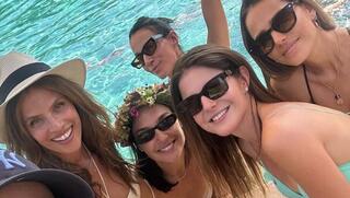 Gal Gadot celebrates 40th birthday with friends during visit to Israel