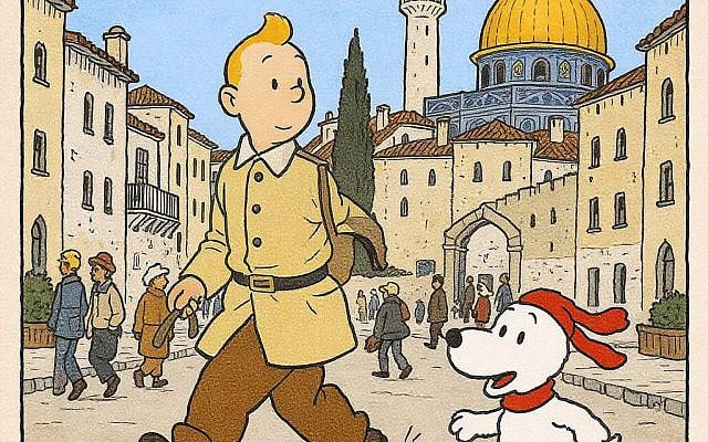 Mort Laitner | The Adventures of Tintin in Jerusalem