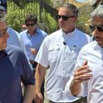 US Speaker Johnson makes landmark visit to West Bank settlement of  Ariel