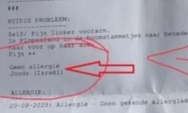 Belgian hospital records ‘Jewish’ as allergy in 9-year-old’s file