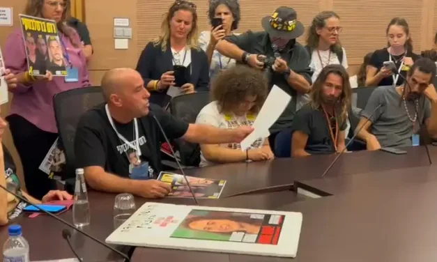 Father of hostage cries out at the Knesset: ‘My son is dying’