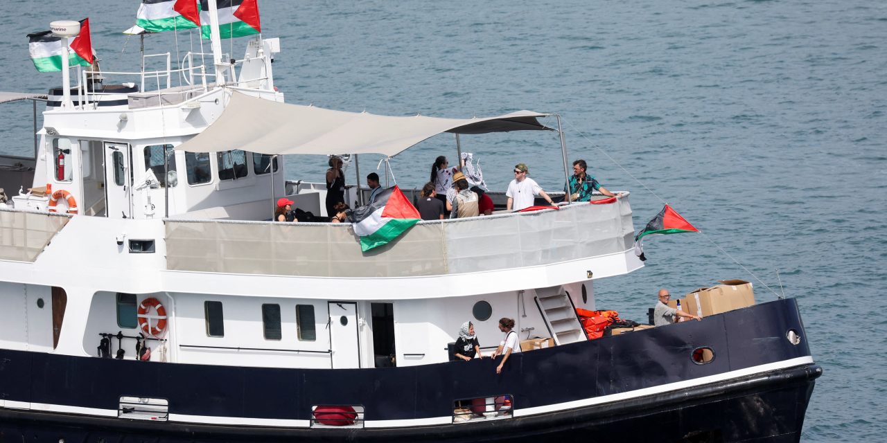 Gaza-bound flotilla almost 300 miles from coast of Israel