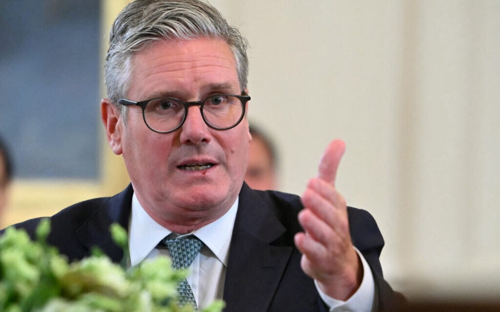 UK set to recognize Palestinian state, with Starmer said also planning Hamas sanctions
