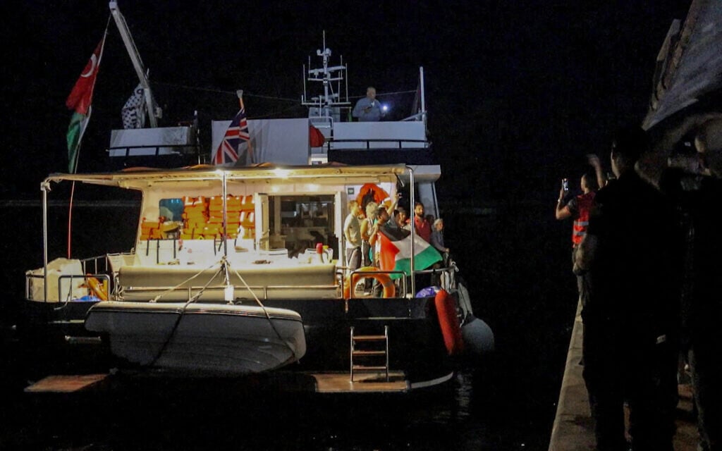 Activists say Gaza aid flotilla attacked by ‘multiple drones’ near Greece