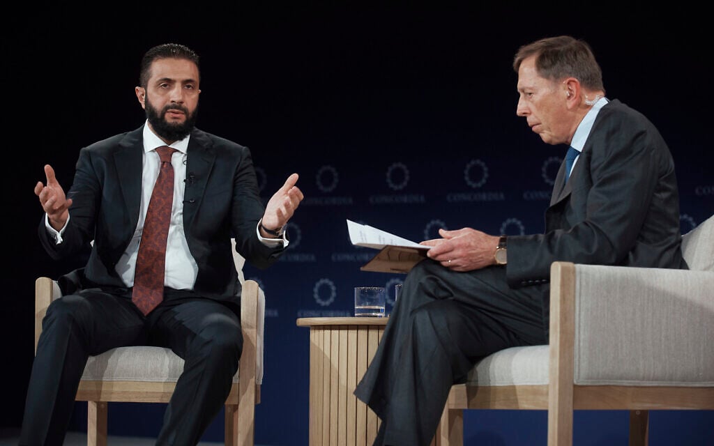 ‘We are scared of Israel’: Syria’s Sharaa insists his country poses no threat