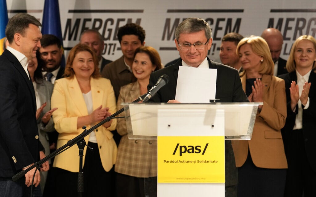 Pro-EU party narrowly wins Moldovan election marred by claims of Russian meddling