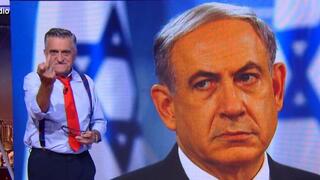The middle finger: Spanish satire show mock Netanyahu