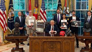 ‘Would military pressure help?’: Trump meets with former hostages in Washington