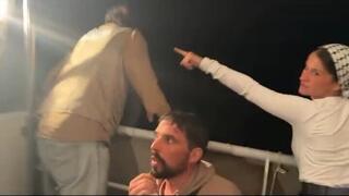 ‘Greta, is there anything above us?’: Panic on the flotilla to Gaza | Watch