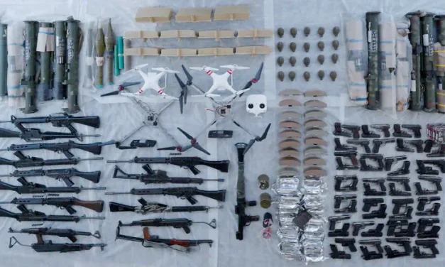 Drones, rockets and machine guns: Israeli forces intercept Iranian arms shipment