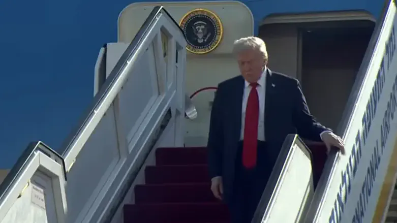 President Trump arrives in Israel