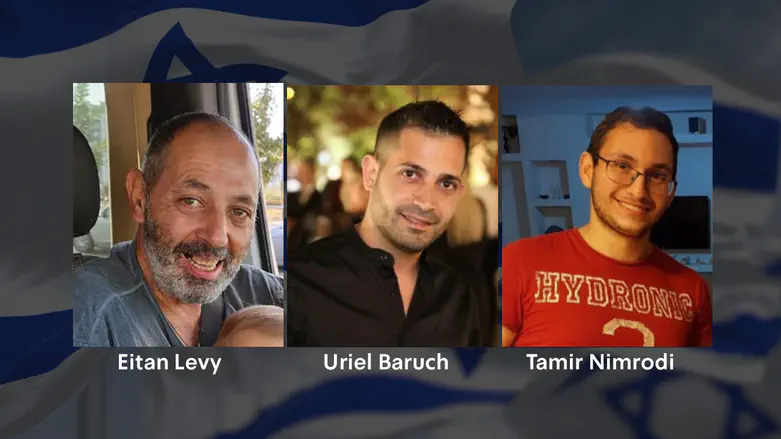 Bodies of Tamir Nimrodi, Uriel Baruch, and Eitan Levy identified