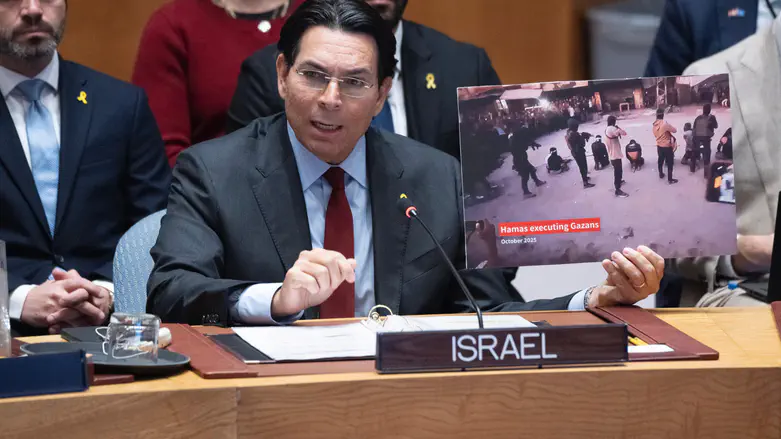 Danon to UN: ‘Face reality – Gaza has no future until Hamas disarms’