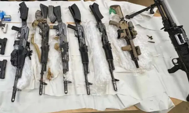 Watch: Police find large stashes of weapons and ammo in northern Israel