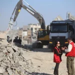 Watch: Red Cross digs in search for missing hostages in Gaza