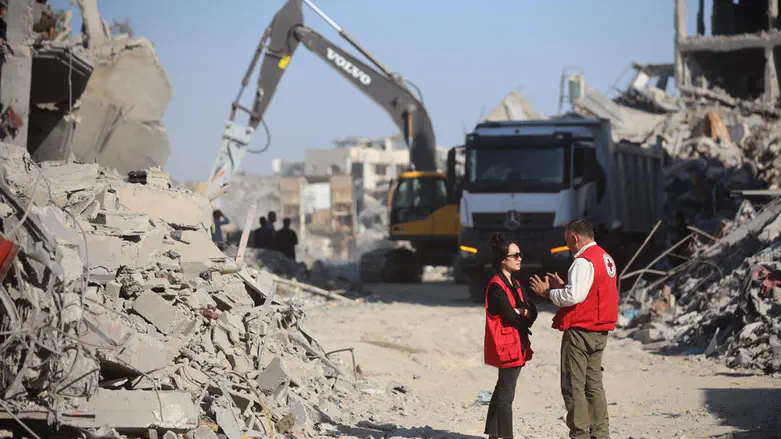 Watch: Red Cross digs in search for missing hostages in Gaza