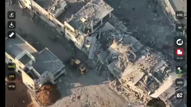 Drone footage: How Hamas faked the recovery of a hostage’s body