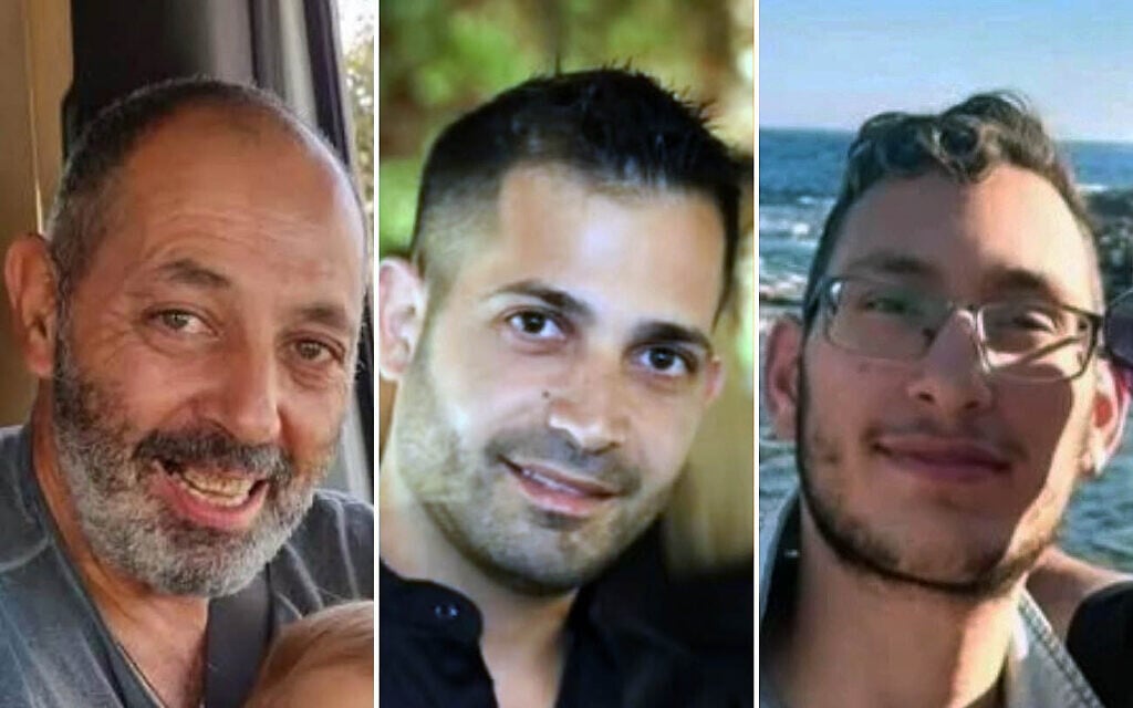 Hamas returns bodies of hostages Tamir Nimrodi, Uriel Baruch, Eitan Levy; 4th body a Gazan