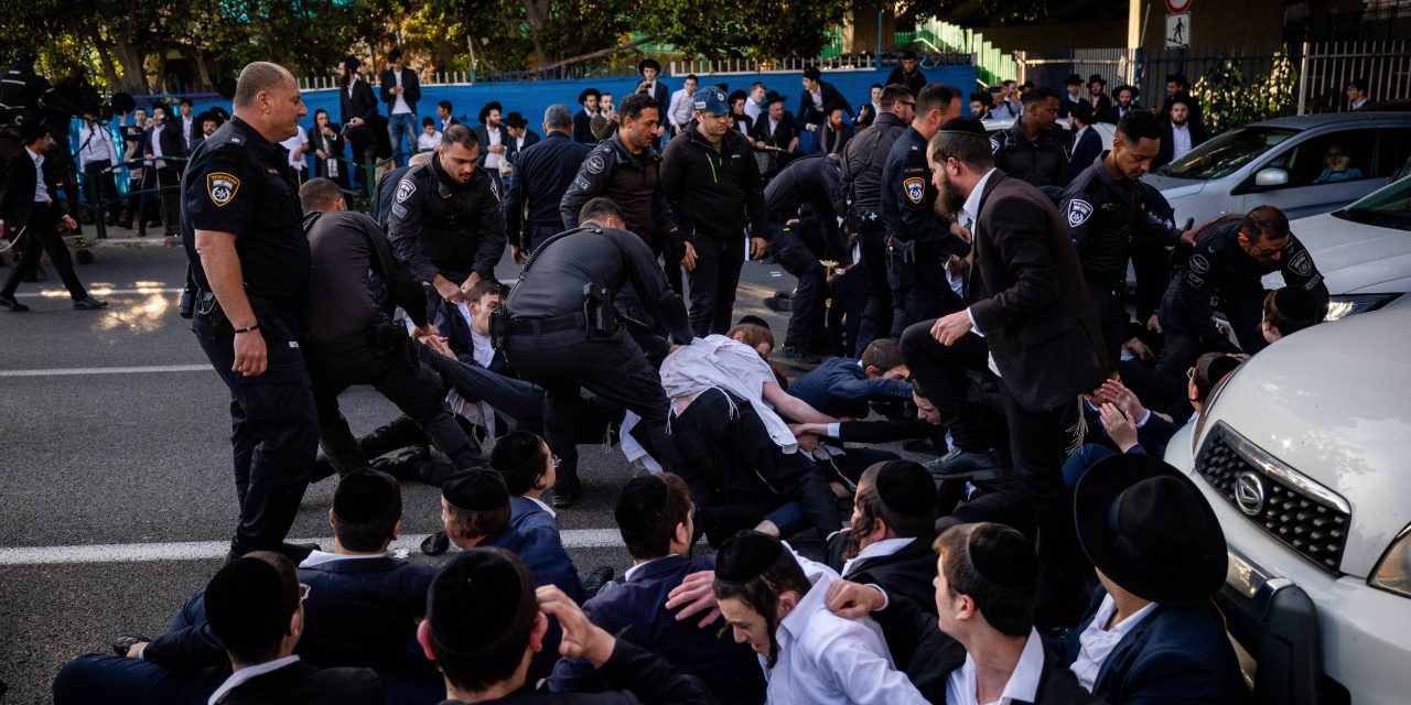 Haredi conscription debate heats up with protest and bill outline reveal