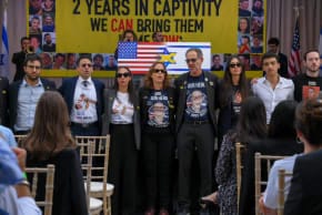 Former hostages and their families commemorate Oct. 7 in DC alongside members of Congress