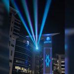 Israeli skies light up as Pelephone sends messages for return of Gaza hostages