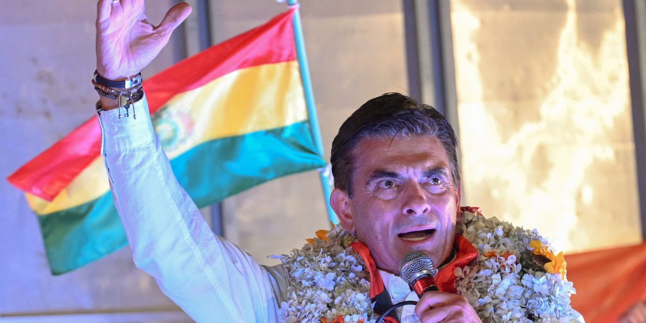 Centrist Rodrigo Paz wins Bolivian presidency, ending nearly 20 years of leftist rule