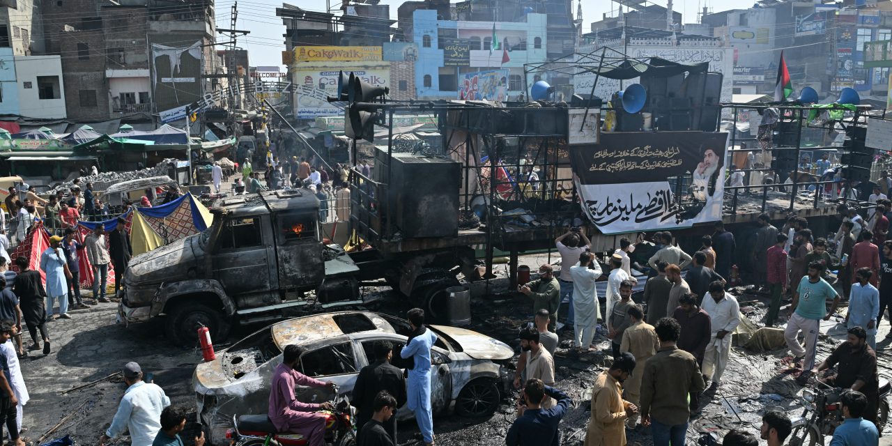 Pakistan bans Islamist party after deadly anti-Israel clashes