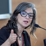 UN Special Rapporteur Francesca Albanese served with US legal papers during Johannesburg lecture