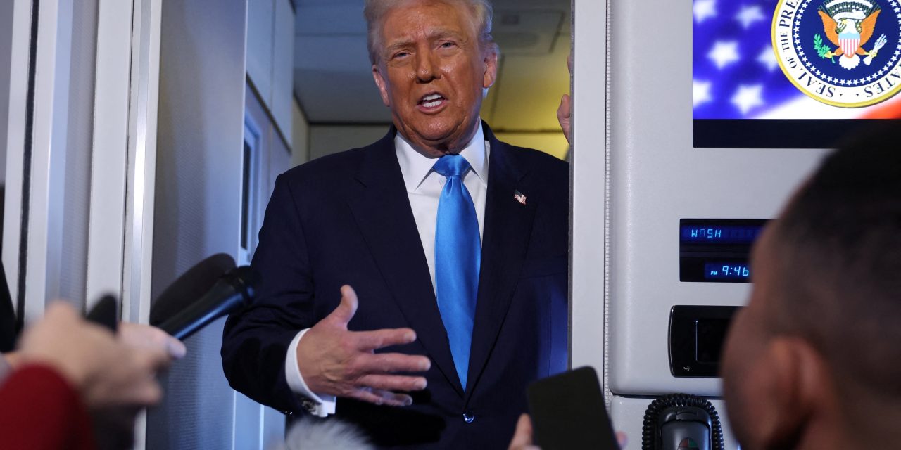 Trump says US law blocks bid for a third presidential term