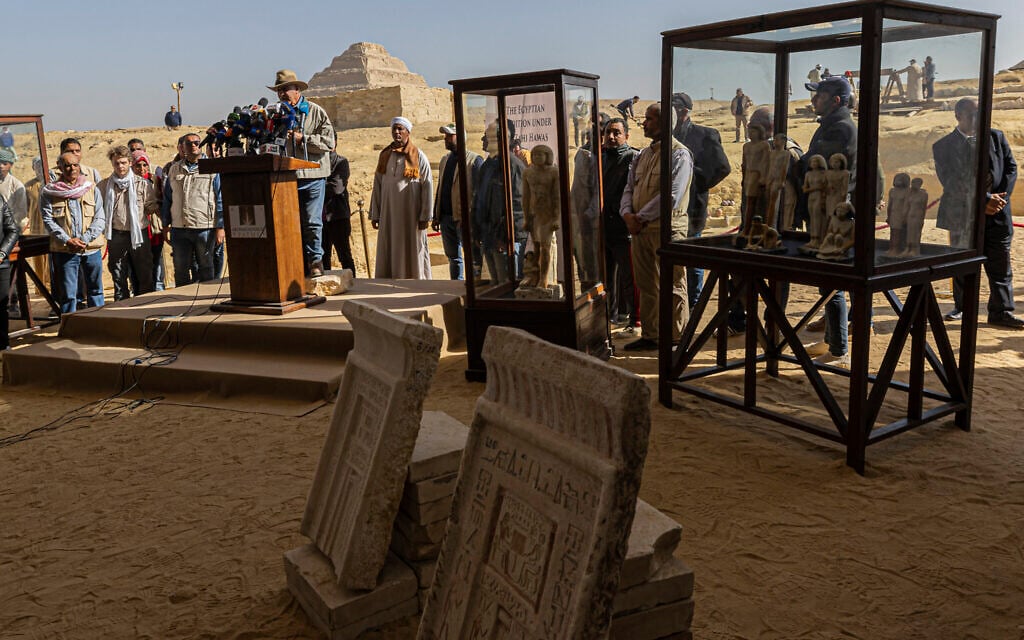 Ancient limestone tablet disappears from tomb in Egypt’s Saqqara necropolis
