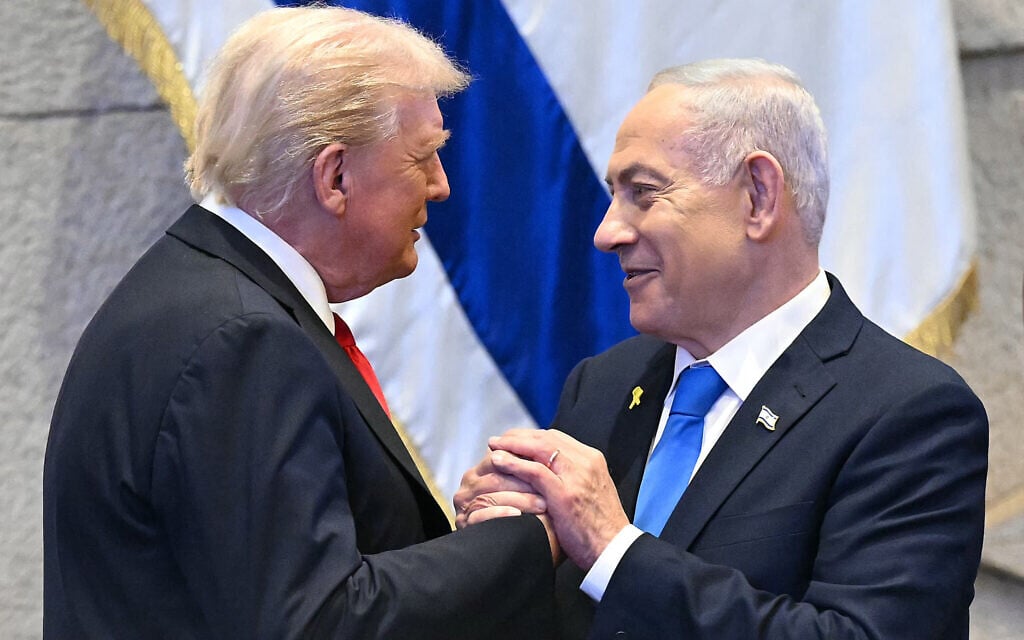 Trump urges Herzog to pardon Netanyahu: ‘Who cares about cigars and champagne?’
