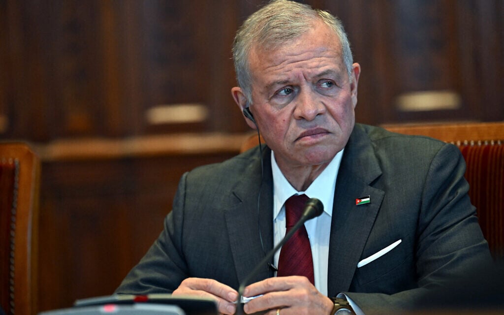 Jordan’s king says international forces in Gaza should ‘keep,’ but not ‘enforce,’ peace