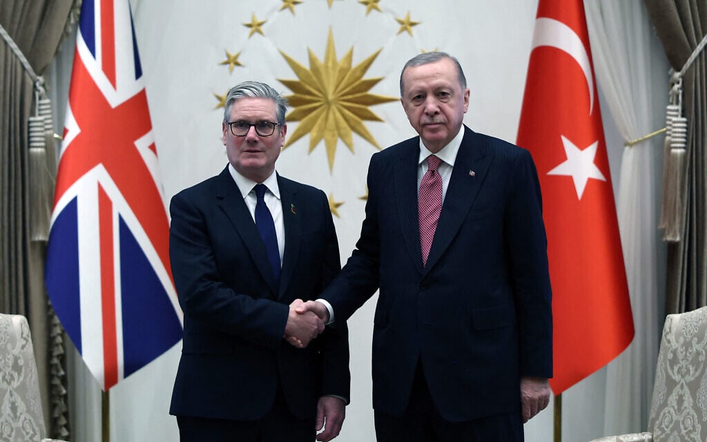 Starmer, in Turkey, closes $11B fighter jet deal, the ‘biggest in a generation’