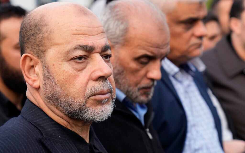 Senior Hamas official storms out of interview after pressed on merits of Oct. 7 attack