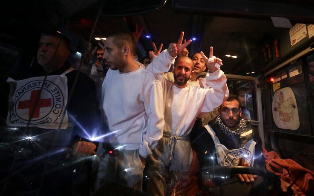 Israel publishes list of 250 security prisoners slated for release as part of Gaza deal