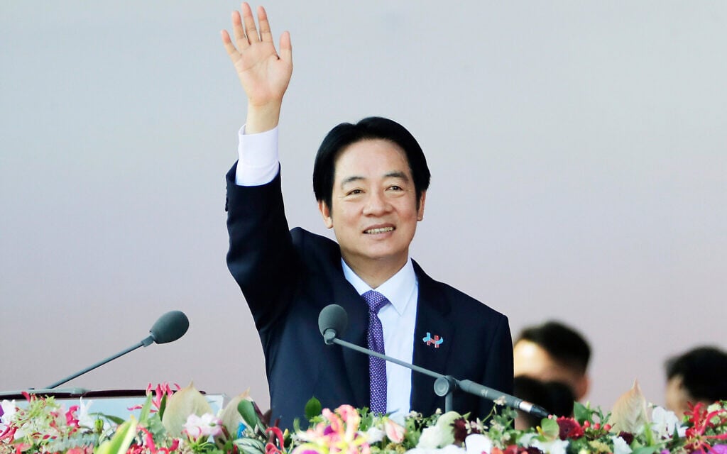 Taiwan president, citing David and Goliath, tells AIPAC Israel is a model for defense