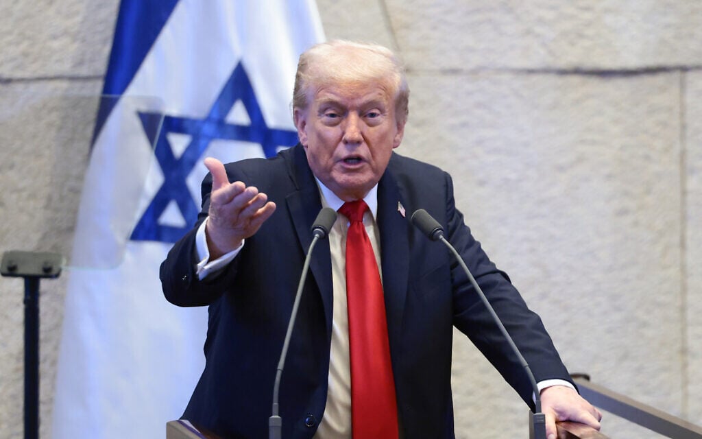 Rapturously received in the Knesset, Trump tells Israel it won the war, now it’s time for peace