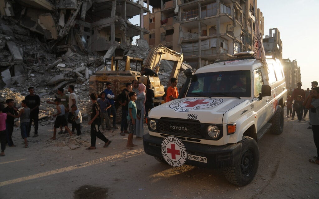 Hamas says it handed over hostage’s remains to Red Cross; Israel working to ID body