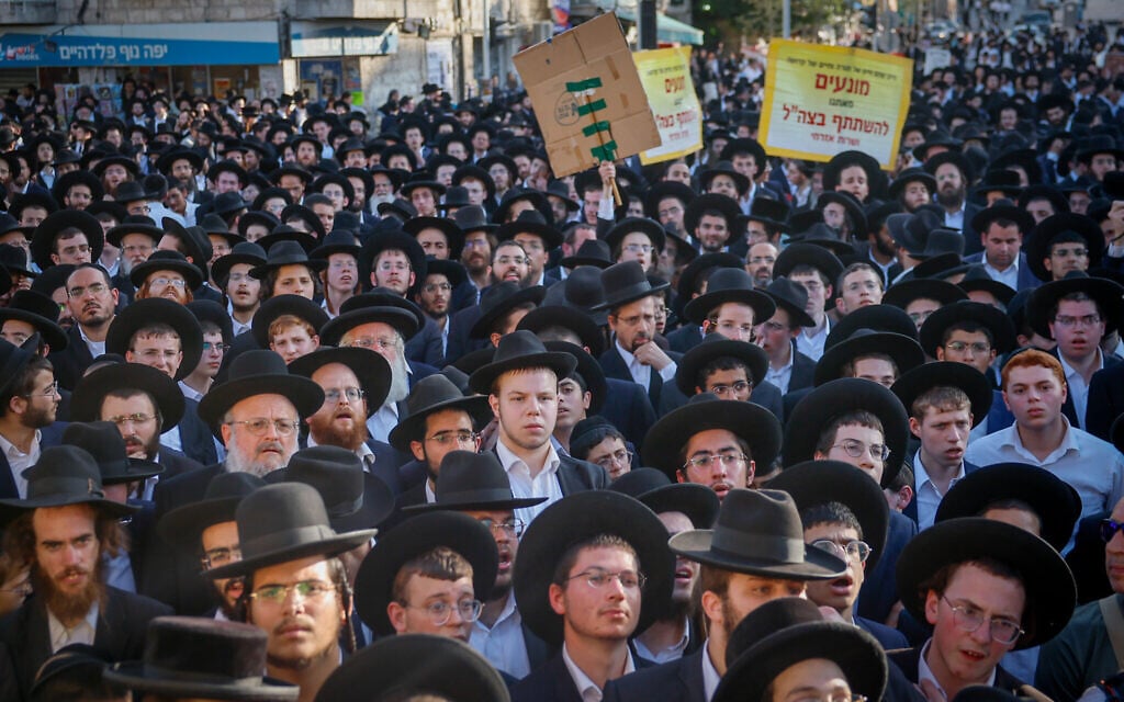 Road blocks and school cancellations: What to expect during Thursday’s Haredi anti-draft rally