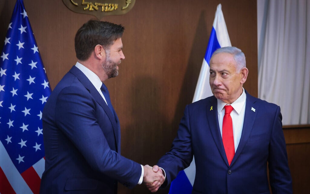 Netanyahu said to insist PA have no role in Gaza as US pushes Trump’s plan to end war