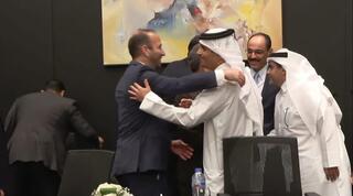 Rare photos from Gaza deal talks emerge as Trump announces Israel-Hamas agreement