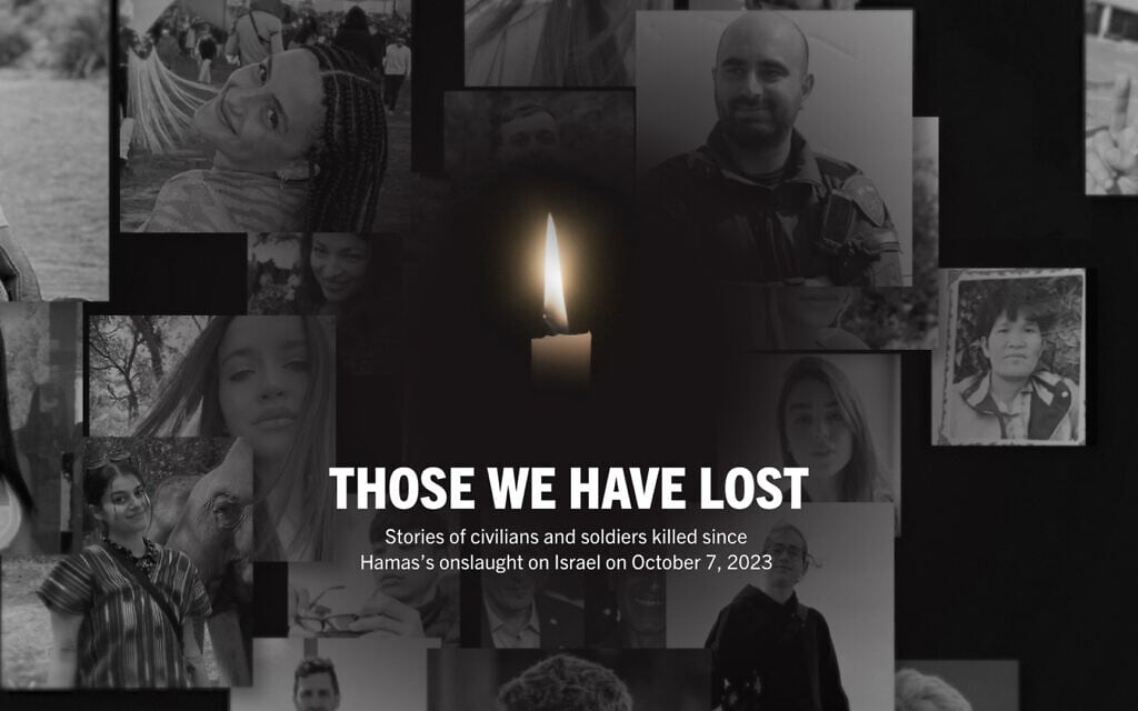 Daily Briefing Oct. 7: Day 732 – Spotlight on ToI’s Those We Have Lost Project