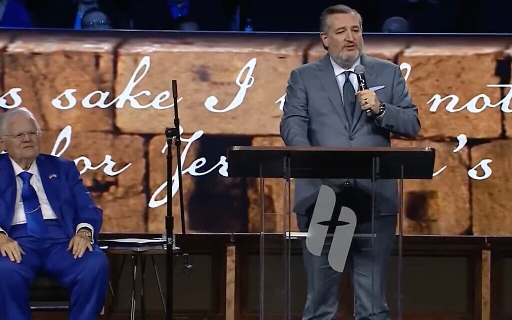 ‘The church is asleep right now’: Ted Cruz urges US Christians to fight Jew-hatred on right