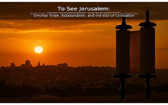 Jeffrey Levine | To See Jerusalem: Simchat Torah, Assassination, and the Soul of Civilisation