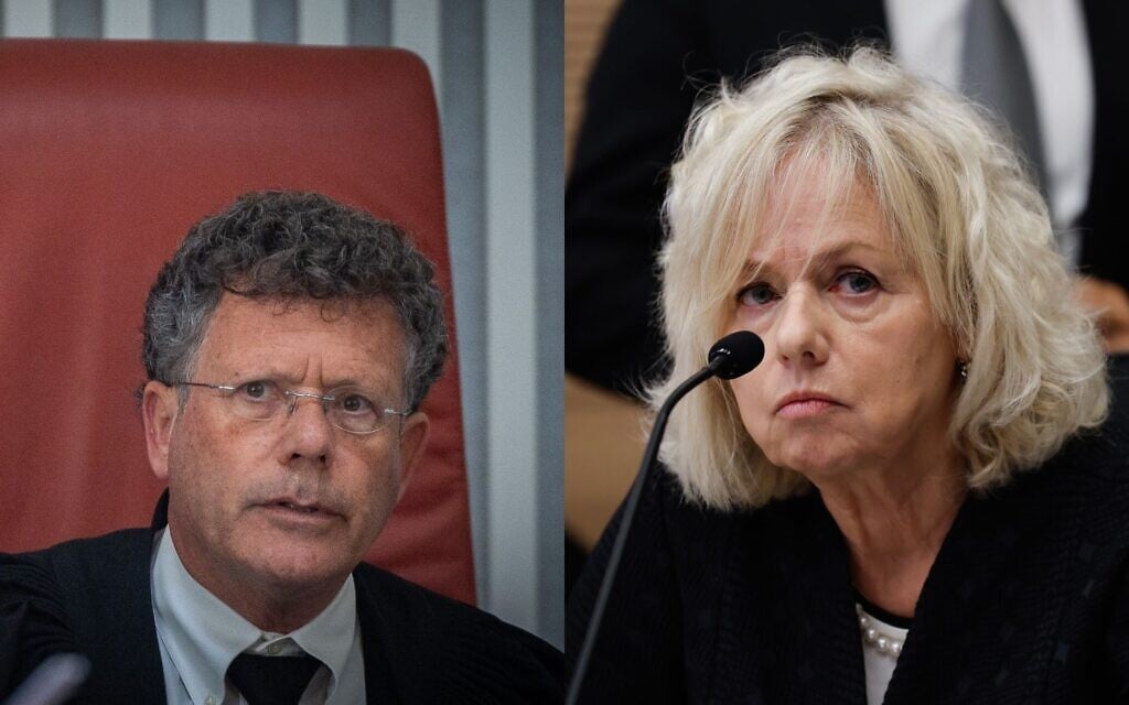 Knesset speaker doesn’t invite Supreme Court chief, AG to attend Trump’s speech